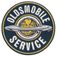 Oldsmobile Service Globe Embossed Tin Decorative Sign - Toolbox Refrigerator Magnet