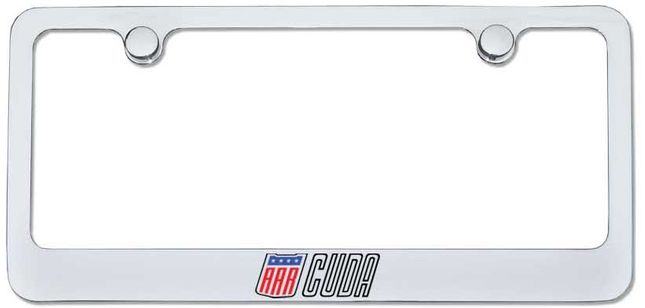 Plymouth AAR Cuda Logo Engraved  License Plate Frame