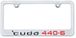 Plymouth Cuda 440-6 Six Pack Engraved License Plate Frame Custom Colors