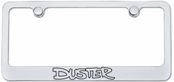 Plymouth Duster Engraved License Plate Frame - Custom Colors