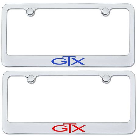 Plymouth GTX Engraved License Plate Frame - Custom Colors