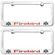Pontiac 1960's Firebird Engraved License Plate Frame 1968 1969