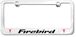 Pontiac 1990s Firebird Engraved License Plate Frame 1993 - 2002