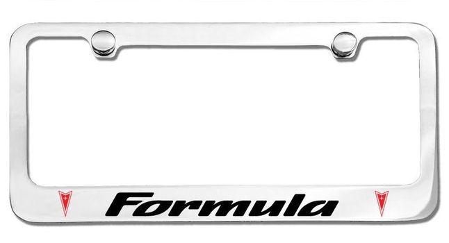 Pontiac Formula Engraved License Plate Frame