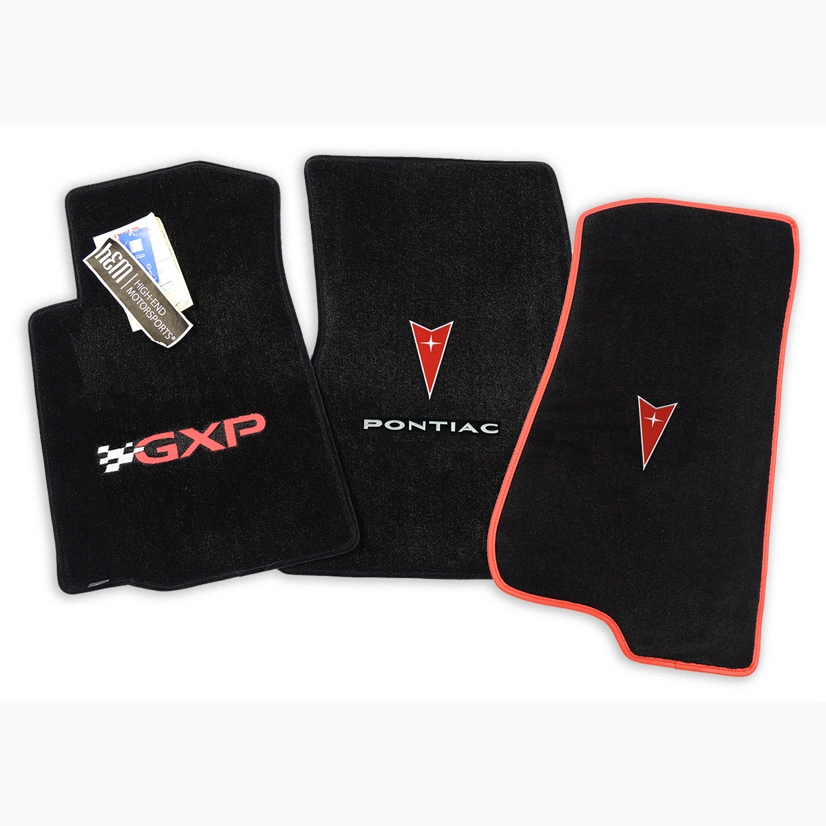 Pontiac Grand Prix GTP Logo Floor Mats Premium Upgrade