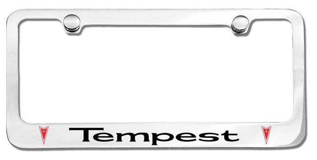 Pontiac Tempest Engraved License Plate Frame