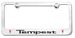 Pontiac Tempest Engraved License Plate Frame