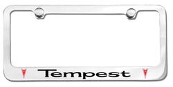 Pontiac Tempest Engraved License Plate Frame