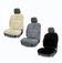 Pair (2), Premium Sheepskin Seat Covers - Grey Black Beige