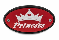 Princess Red Receiver Hitch Cover