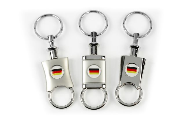 Pull-Apart Valet Key Fob - German Flag