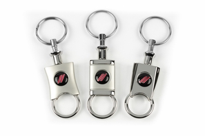 Pull-Apart Valet Key Fob - Hash Stripes