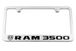RAM 1500 2500 3500 Engraved License Plate Frame - Choose Colors