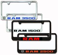 RAM 1500 2500 3500 Engraved License Plate Frame - Choose Colors