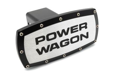 RAM Power Wagon Engraved Billet Hitch Receiver Cover
