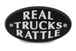 Real Trucks Rattle Black Receiver Hitch Cover