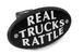 Real Trucks Rattle Black Receiver Hitch Cover