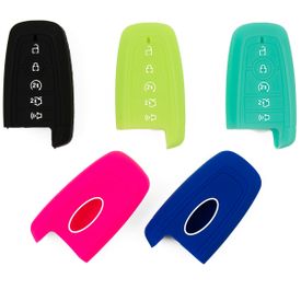 Pair (2), Solid Silicone Rubber Keyless Remote Cover for Ford Escape and Escape Hybrid with Remote Start 2020-2025