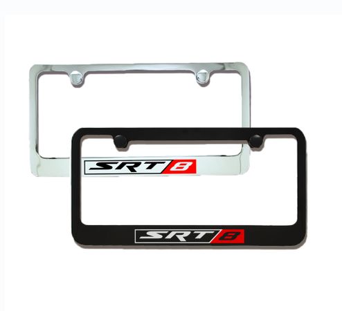 SRT8 Engraved License Plate Frame