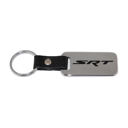 SRT Leather Strap Keychain / Fob - Black Logo