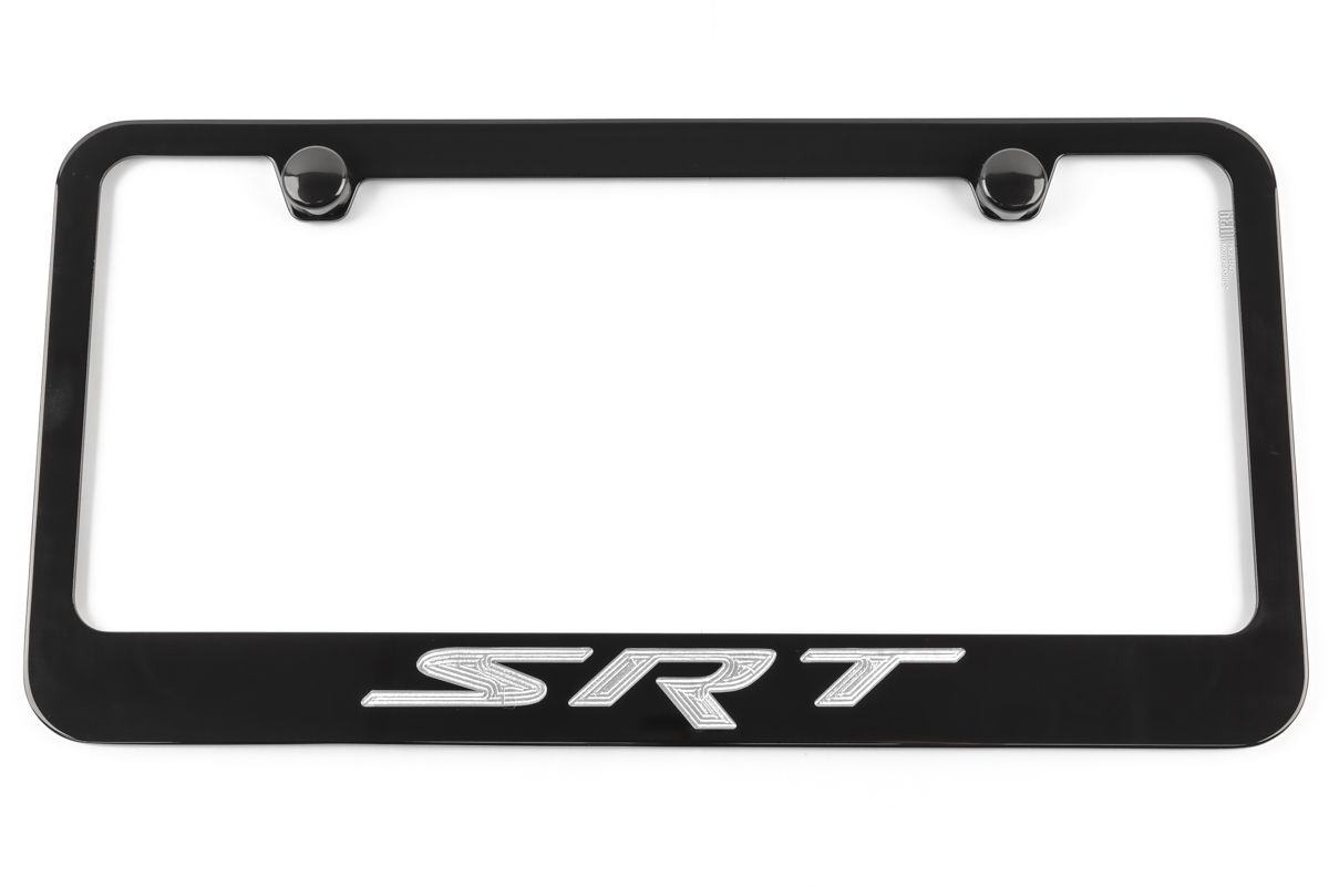 SRT Engraved License Plate Frame