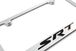 SRT Engraved License Plate Frame - Custom Fill Colors