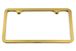 Gold Chrome License Plate Frame