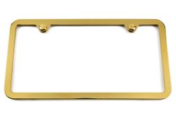 Gold Chrome License Plate Frame