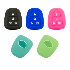 Pair (2), Toyota Highlander Solid Silicone Rubber Remote Cover 2014-2018