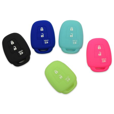 Pair(2), Toyota Sequoia Solid Silicone Rubber Remote Cover 2019 2020