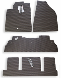 Toyota Sienna Custom All Weather Rubber Floor Mats