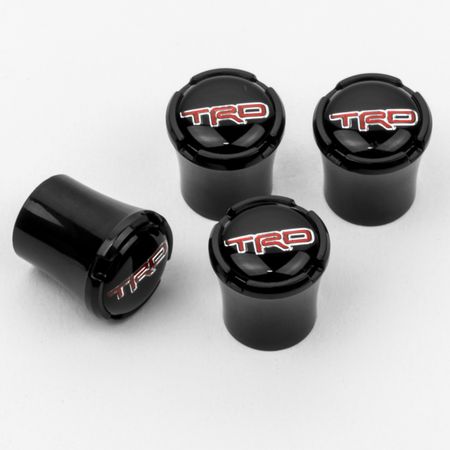 TRD Black Valve Caps