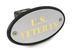 U.S. Veteran Chrome Receiver Hitch Cover - Gold Engraving