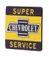 Vintage Super Chevrolet Service Tin Decorative Sign - Toolbox Refrigerator Magnet