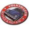 Volkswagen Service Bug Embossed Tin Decorative Sign - Toolbox Refrigerator Magnet