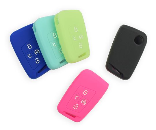 Pair (2), Volkswagen Tiguan Solid Silicone Rubber Remote Cover  2018 - 2023