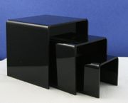Black Acrylic Risers
