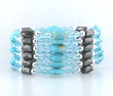 Hematite Magnetic Lariat Bracelet 35" (Sold Out)