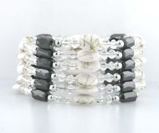 Hematite Magnetic Lariat Bracelet 35" (Sold Out)