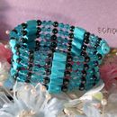 Hematite Magnetic Wrap Bracelet 36"