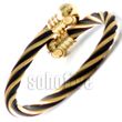 Magnetic Braided Wire Rope Cuff Bracelets