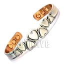 Magnetic Copper Hearts Bangle