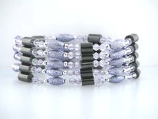 Magnetic Hematite Fashion Wrap Bracelet 35" (Sold Out)