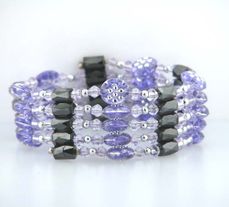 Magnetic Hematite Fashion Wrap Bracelet 35" (Sold Out)