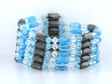 Magnetic Hematite Fashion Wrap Bracelet 36" (Sold Out)