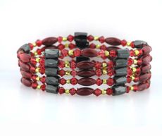 Magnetic Hematite Fashion Wrap Bracelet 36" (Sold Out)