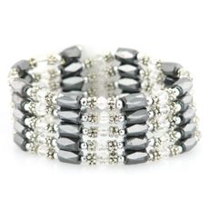 Magnetic Hematite Lariat Bracelet 35"   (Sold Out)