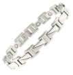 Metallic Silver Magnetic Bracelets