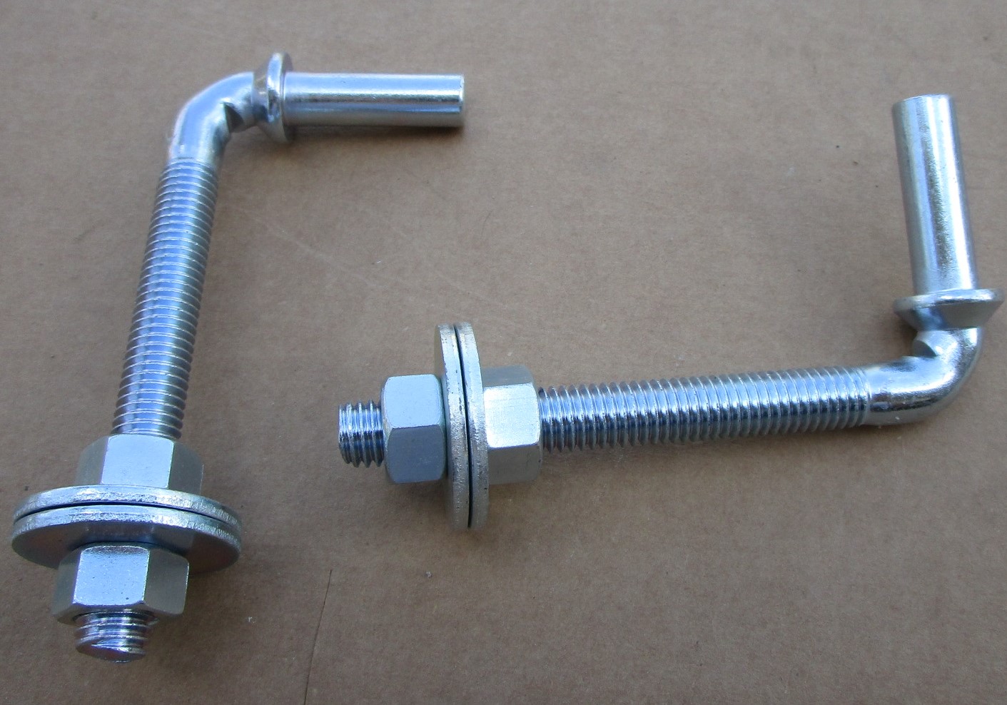 Chain Link Gate JBOLT HINGE 1/2" pin 4.5" Long Threaded (2 Hinges)