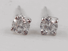 0.25CTW DIAMOND STUD EARRINGS G SI LOW PRICE!